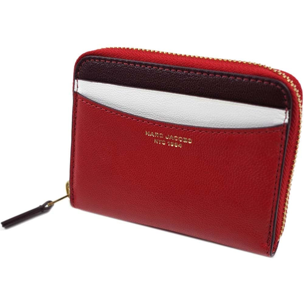 マークジェイコブス 財布 ミニ財布 コンパクト レディース レッド系マルチ TRUE RED MULTI MARC JACOBS S167L03FA22-619