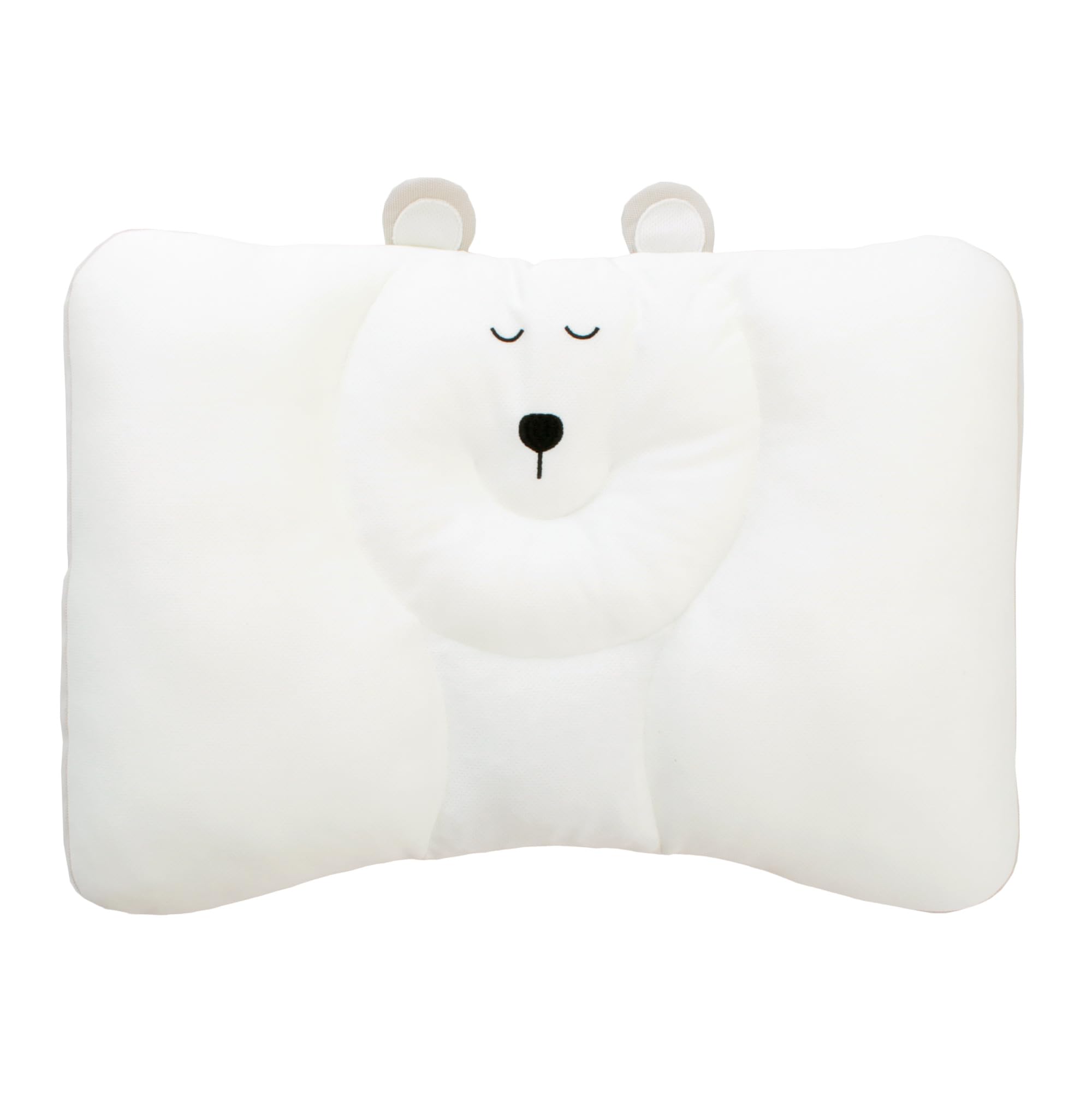 100万人のデータから生まれた みんまくグラン キッズ＆ジュニア minmaku 洗える 35×50cm ジュニア枕 (シロクマ)