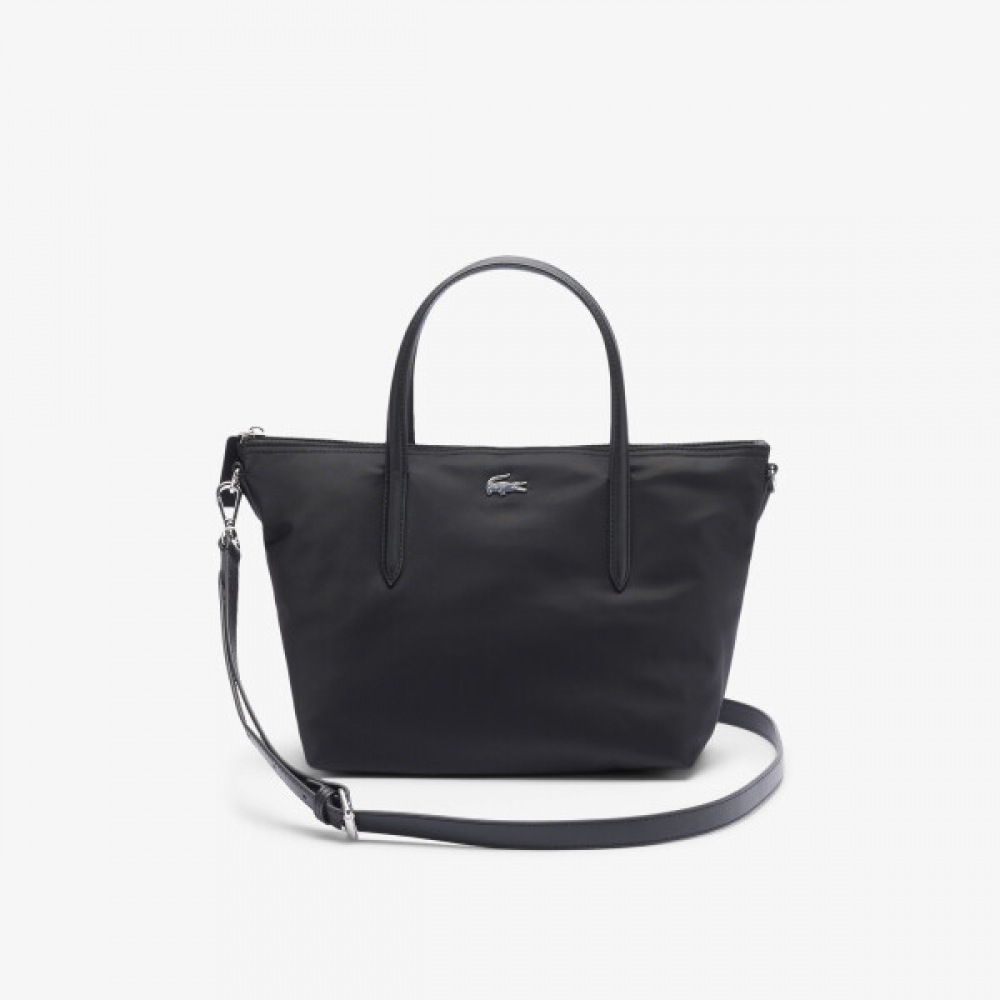 ラコステ イージー IZZIE ナイロン トート クロスバッグ - 000ブラック JS