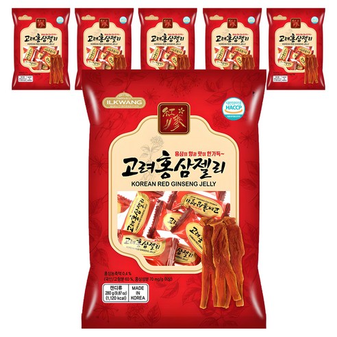 日光菓子高麗紅参ゼリー280g6個