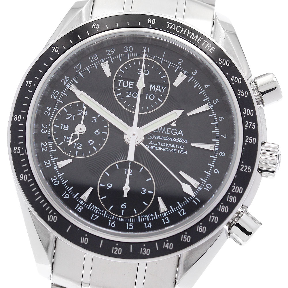 オメガ OMEGA 3220.50 スピードマスター トリプルカレンダー 自動巻き メンズ 保証書付き_886456【中古】 185,800円