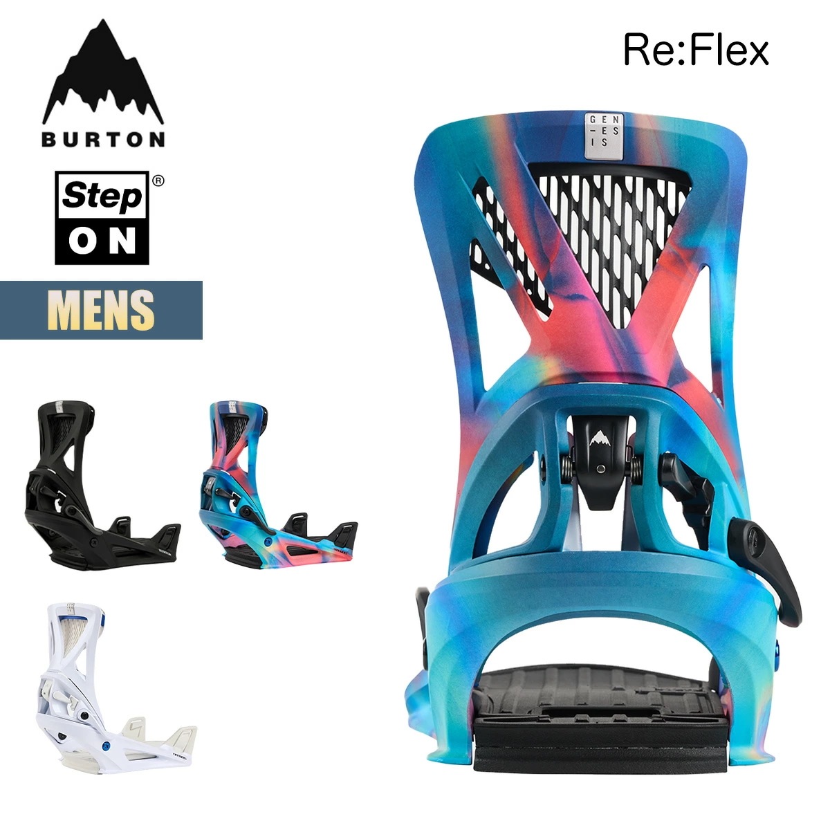 ステップオン ビンディング メンズ 24-25 ジェネシス リフレックス バインディング W25JP-229601 Mens Step On Genesis Re:Flex