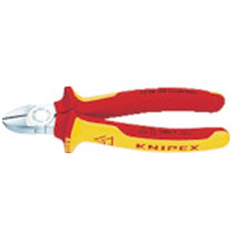KNIPEX社　絶縁1000V電工ニッパｰ 160mm　7006160