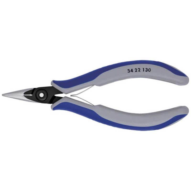 KNIPEX社　精密用プライヤｰ 半丸 130mm　3422130