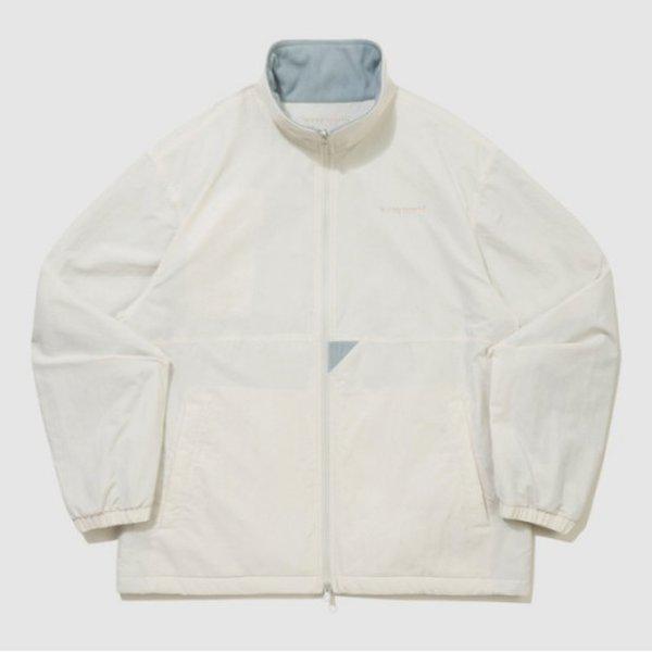 ジャケット VQA QR123LJK11-IVY ユニ リバーシブル ルーズフィット フリース ジャケット / IVORY