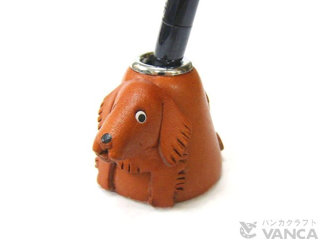 ゴールデン デスクペンスタンド レザー/本革 VANCA/バンカクラフト