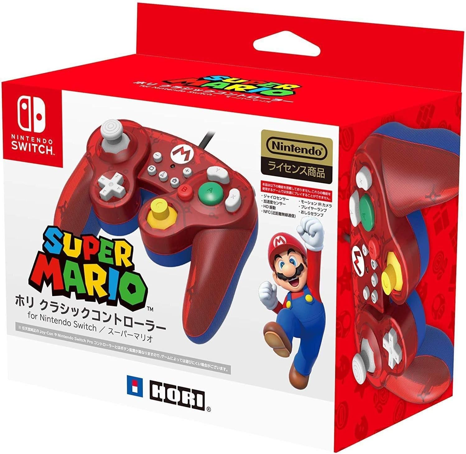 任天堂ライセンス商品 ホリ クラシックコントローラー for Nintendo Switch マリオ Nintendo Switch対応