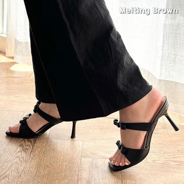 女性用夏靴 レディース スリッパ ヒール mt49