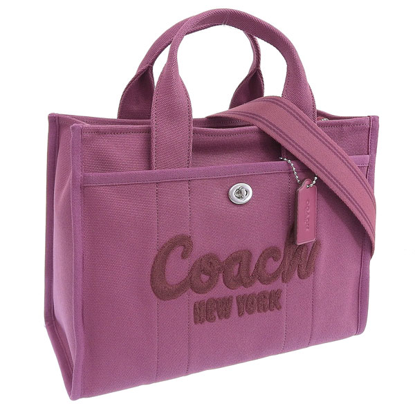 コーチ バッグ レディース 2WAY トートバッグ ショルダーバッグ アウトレット キャンバス ピンク カーゴトート CARGO TOTE CP158LHPIN COACH A4対応