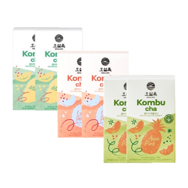 コンブチャ 60スティック(カラマンゴ20入/リッチピッチ20入/アップルパイン20入)