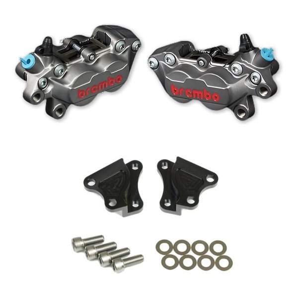 4PキャリパーKIT bremboキャスティング TI WQ25-17001BK