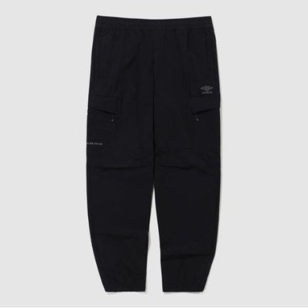 パンツ TQT UQ121SPT31-BLK アクティブ オールラウンド ストレッチ ジッパー カーゴ ジョガー パンツ BLACK