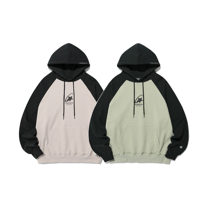 [TXT テヒョン 着用] SHOOTING STAR LOGO HOODIE 韓国 アイドル レディース メンズ 冬 春 大きいサイズ STAYC DRIPPIN