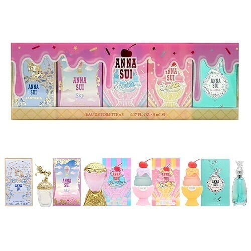 ミニ香水セット コンパクト 5種類(5ml×5個) ギフトセット コフレセット[6214] 宅配無料