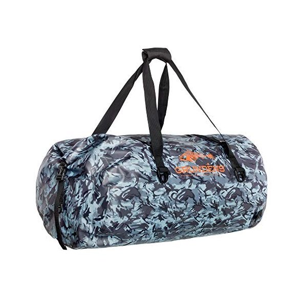 Grundns 105 Liter Shackelton Duffel Bag， Refraction Camo Dark Slate - One Size 並行輸入品