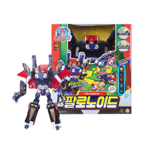 [メカードボール] パロノイド 5段 変身 ロボット 自動車 ドラゴン ウラノイド パロン 韓国 おもちゃ