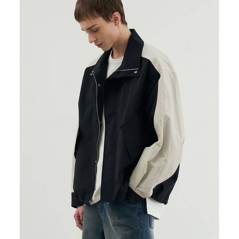 DRAW FIT カラーポイント ウィンドブレーカージャケット DFJK3106BK 372592