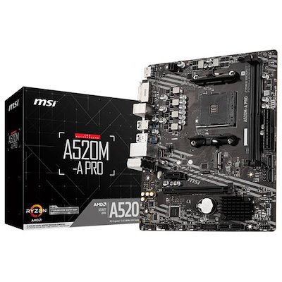 他サイト： MSIエムエスアイ MSI A520M-A PRO / Micro ATX対応マザーボード A520MAPROの商品画像