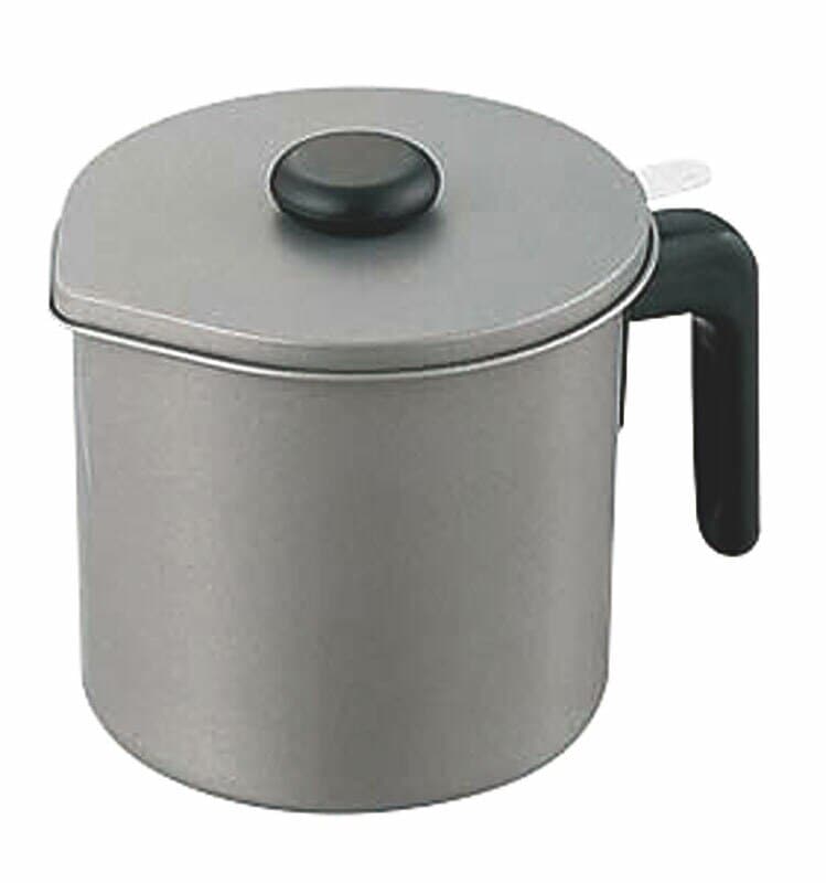 （まとめ買い）霜鳥製作所 シルバーストーンオイルポット 1.2L E-002 [x3]