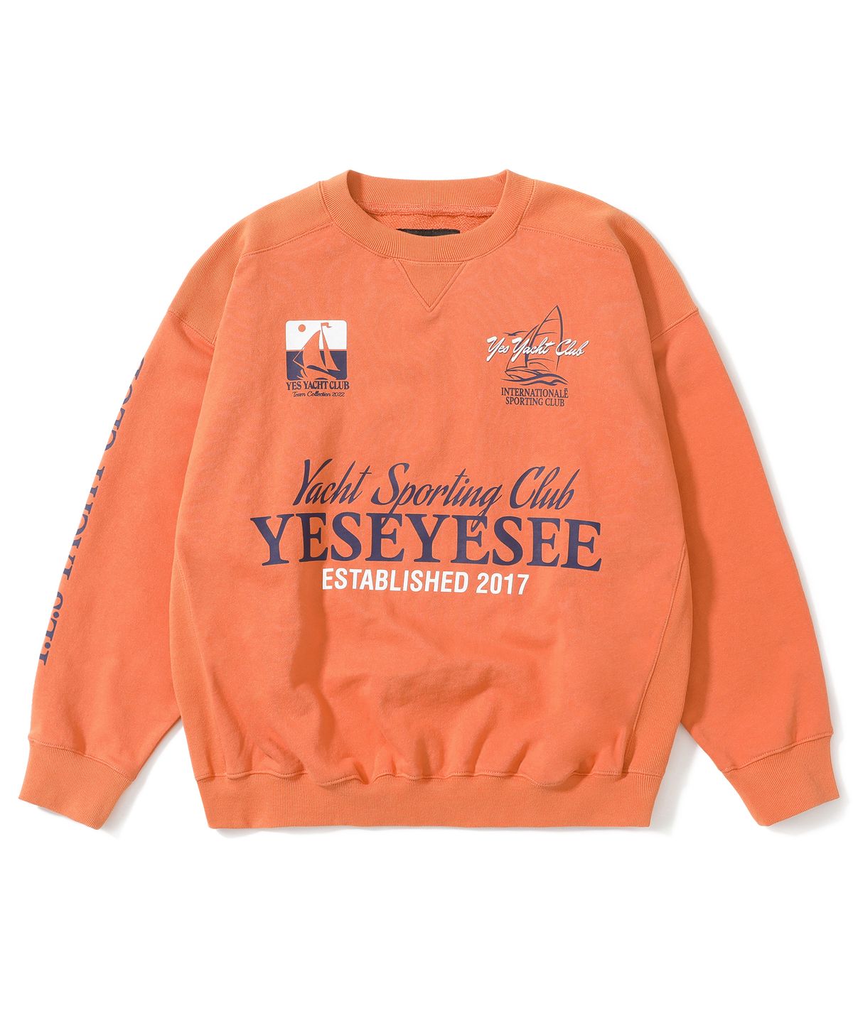 【YESEYESEE】Y.E.S ヨット スウェットシャツ Qoo10] イェスアイシー 【YESEYESEE】 Y.E.S Ya : レディース服