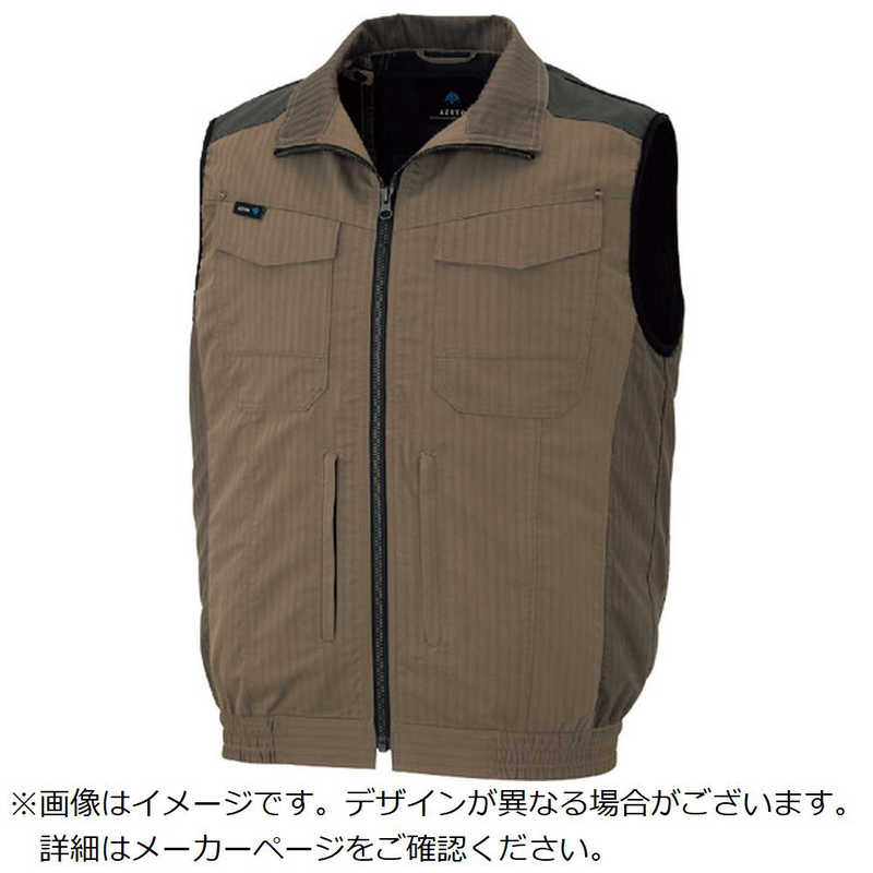 アイトス　空調服用ベスト ( 空調服 TM ) モカ L　AZ30697024L