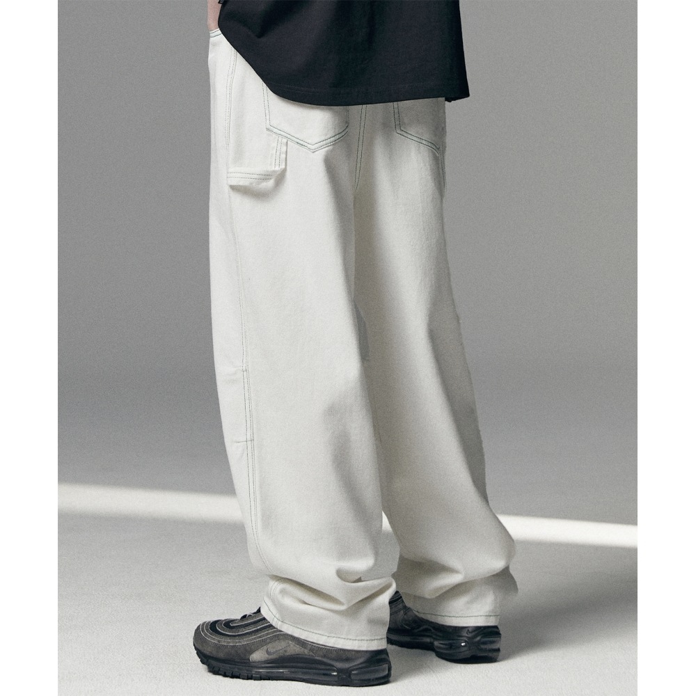 NOT4NERD N4ND カーペンターパンツ-アイボリー