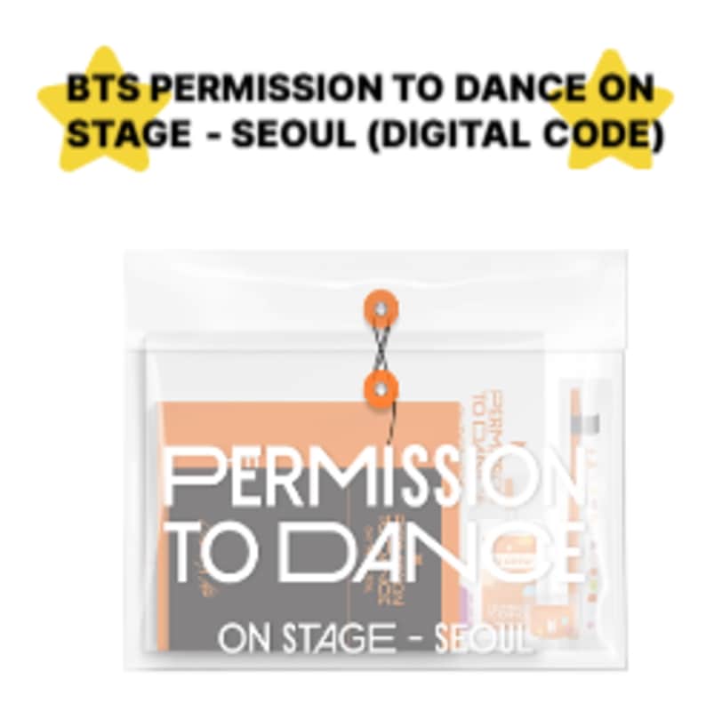 BTS PERMISSION TO DANCE ON STAGE SEOUL (DIGITAL CODE)/ BTS公式 グッズ/BTS 公式グッズ /BTS コンサート映像