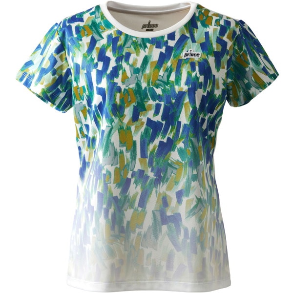 Prince プリンス レディース ゲームシャツ テニス ゲームシャツ TML187T-110 レディース 半袖