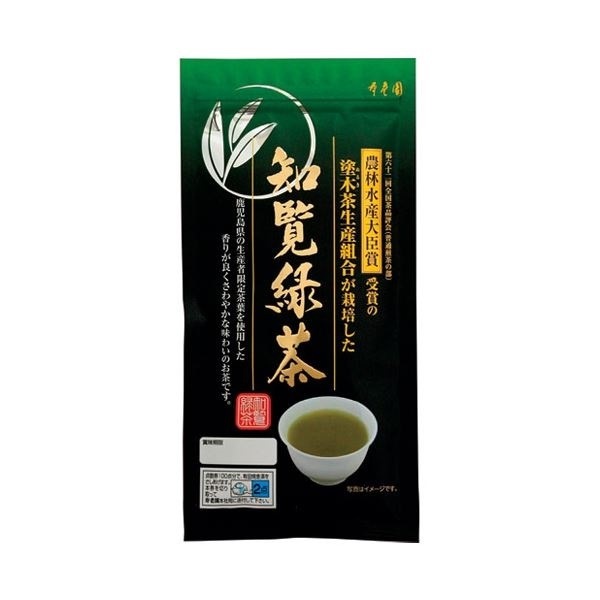（まとめ）寿老園 知覧緑茶 100g[x10セット]
