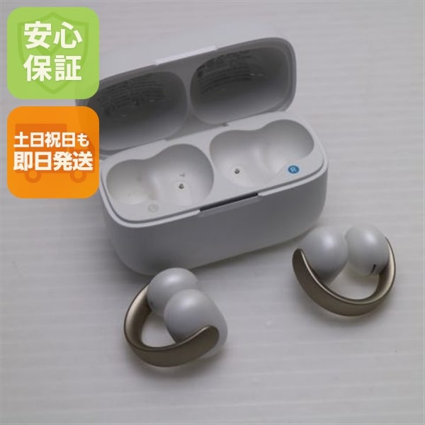 超美品 Anker Soundcore AeroClip ホワイト & ゴールド オープンイヤー ANKER 即日発送 土日祝発送OK 55