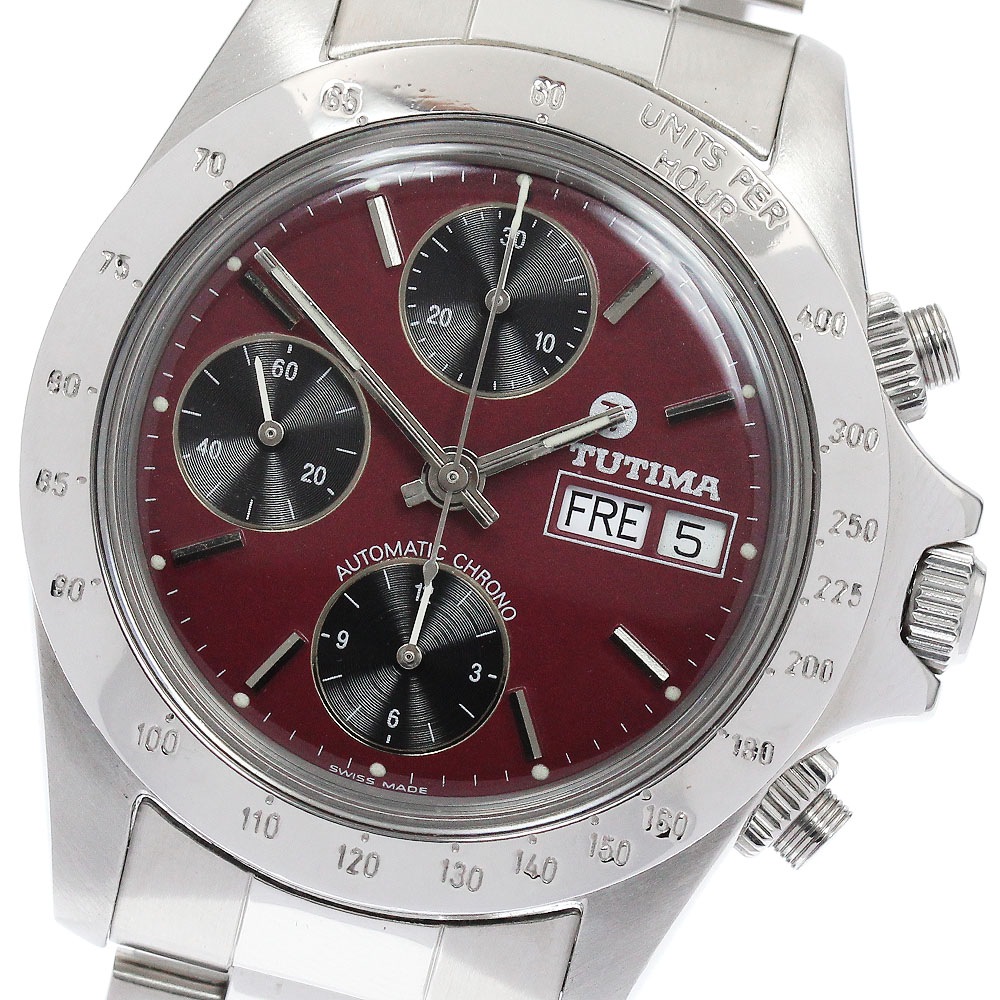チュチマ TUTIMA 793 デイデイト クロノグラフ 自動巻き メンズ _903013【中古】 106,500円
