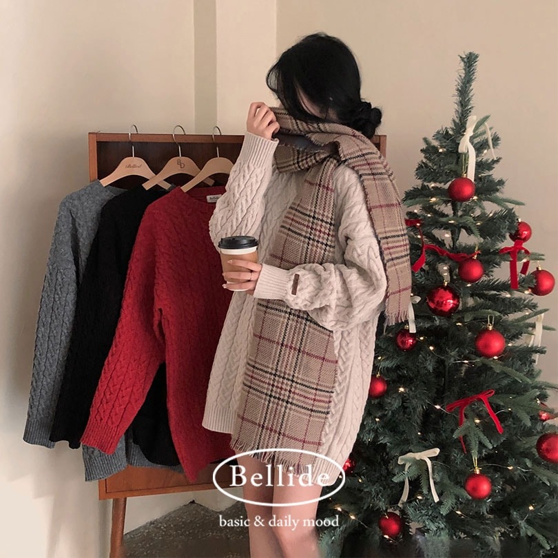 [MADE] 初恋ケーブルニットワンピース op1269 7,084円