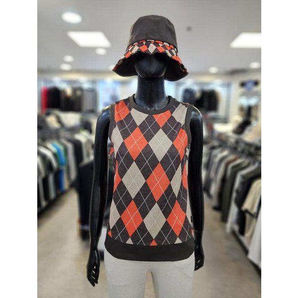 セーブゾーン07 女性アーガイルニットベスト 66J5701 (41365346)