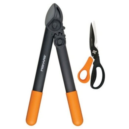 【倉庫直送】　FISKARS 高枝切狭 & 剪定枝鋏 セット