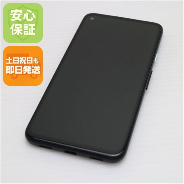 超美品 SIMフリー Google Pixel 4a ブラック 白ロム 105