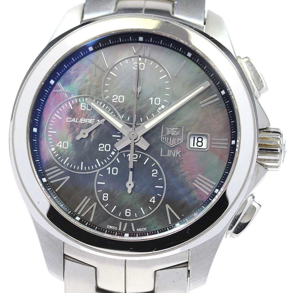 タグホイヤー TAG HEUER CAT2014 リンク 日本350本限定 クロノグラフ 自動巻き メンズ _821131【中古】