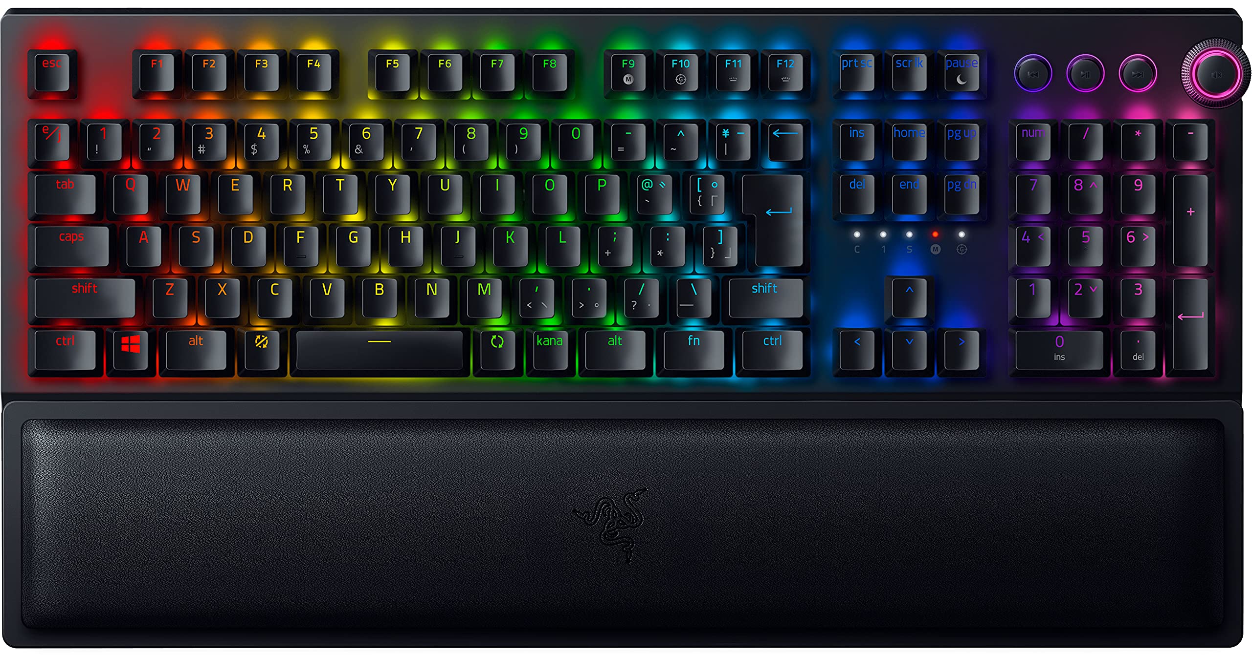 ワイヤレス ゲーミングキーボード メカニカル グリーン軸 Chroma RGB 日本語配列 【日本正規代理店保証品】 RZ03-03531300-R3J1 61576
