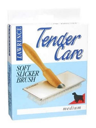 ローレンス ソフトスリッカーブラシ M 中型犬用