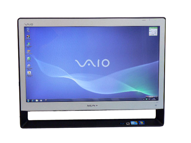 SONY デスクトップパソコン 中古パソコン VPCJ127FJ ホワイト デスクトップ 一体型 本体 Windows7 Pentium DVD 地デジ 4GB/500GB 送料無料 中古