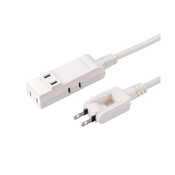 (5個セット) サンワサプライ マイクロタップ 4個口 0.2m ホワイト TAP-M802WX5