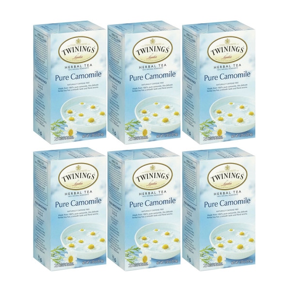 格安新品 Twinings 6-SET Pure Camomile Tea 2 Herbal 【超新作】