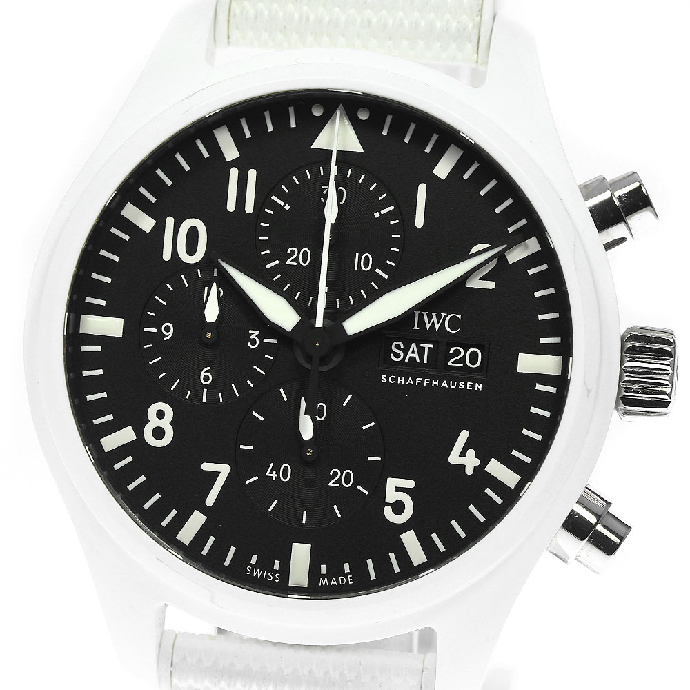 IWC IWC SCHAFFHAUSEN IW389105 パイロット・ウォッチ・クロノグラフ・トップガン レイク・タホ 自動巻き メンズ _800095【中古】