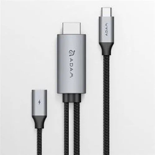 ADAM Elements ACBADH180MGY USB Type-C PD充電付HDMIアダプター