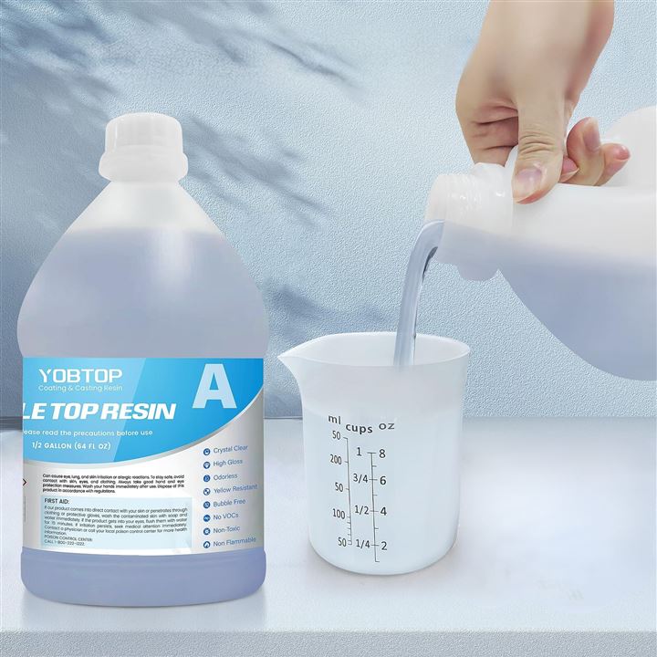 エポキシ樹脂 二液性レジン液 エポキシ樹脂液 大容量 クリアコンタクトレジン液 1:1 容量比 (3792ml)