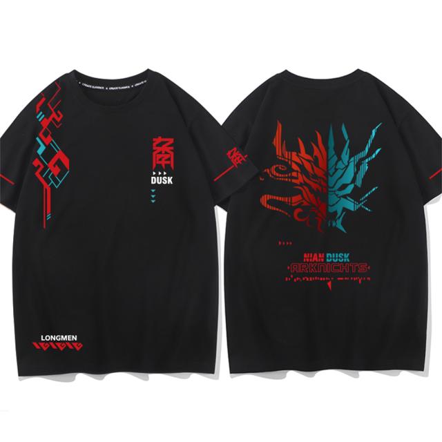 【新品開催 】アークナイツ　Arknights アーミヤ 龍門 ろんめん Ｔシャツ コスプレ衣装 コスチューム