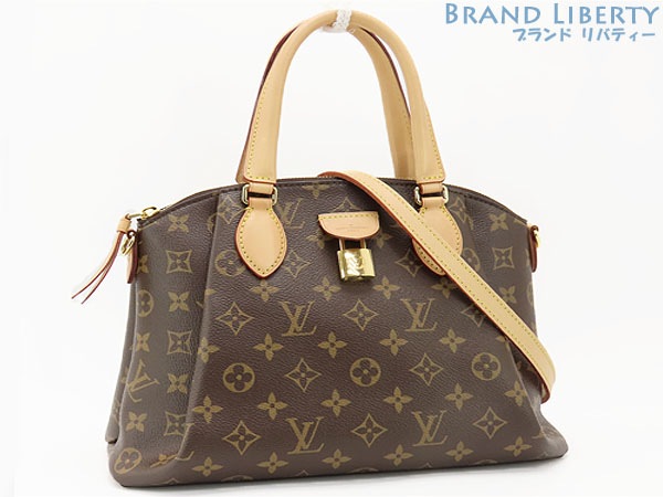 超美品ルイヴィトンモノグラムリボリーPM2WAYハンドバッグトートバッグショルダーバッグダークブラウンM44543