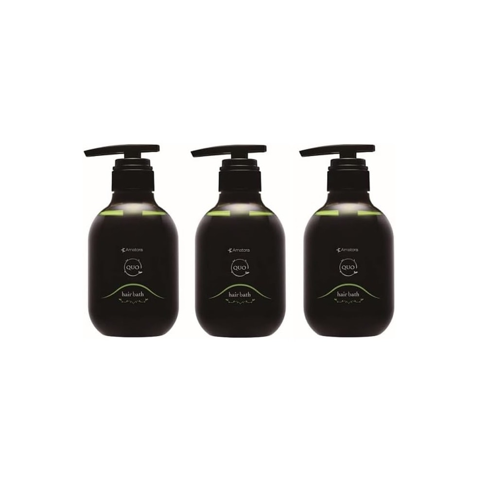 アマトラ QUO クゥオ ヘアバス H シャンプー 375ml 3個セット