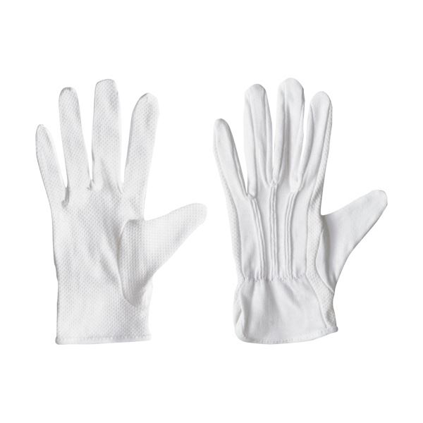 （まとめ）TANOSEE スベリ止め付スムス手袋 L 1パック（5双） (×5セット)