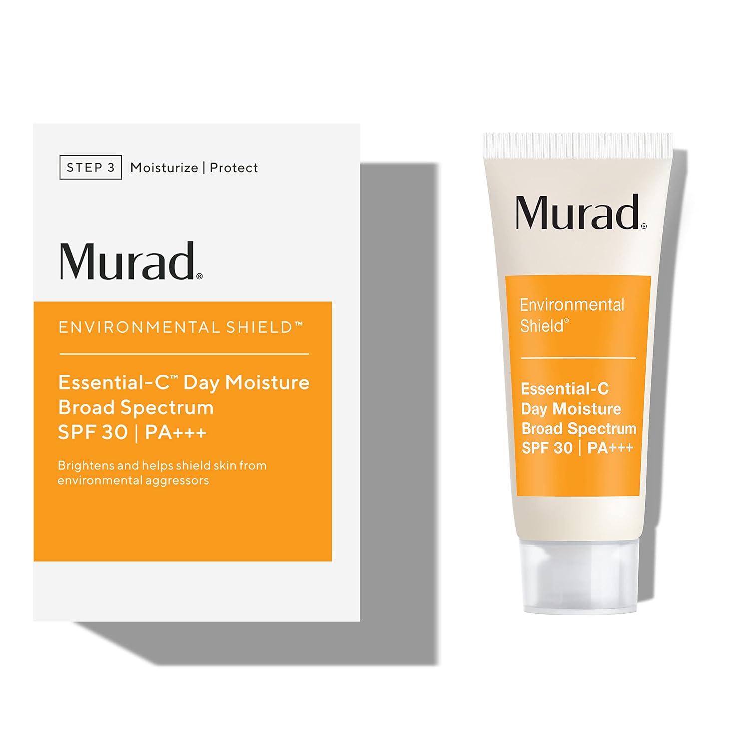 Murad Essential-C Day Moisture Broad Spectrum SPF 30 - 環境シールドSPFフェイシャルモイスチャライザークリーム - 科学に裏打ちされたビタミンと