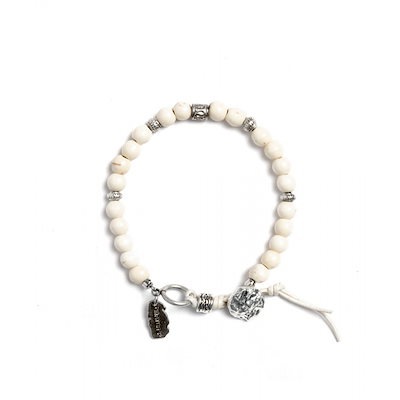 龍神・九眼と共に三大天珠Ⅲ白龍眼天珠ブレスレット❇梵字⭐護符霊符強力 龍神・九眼と共に三大天珠Ⅲ白龍眼天珠ブレスレット❇梵字